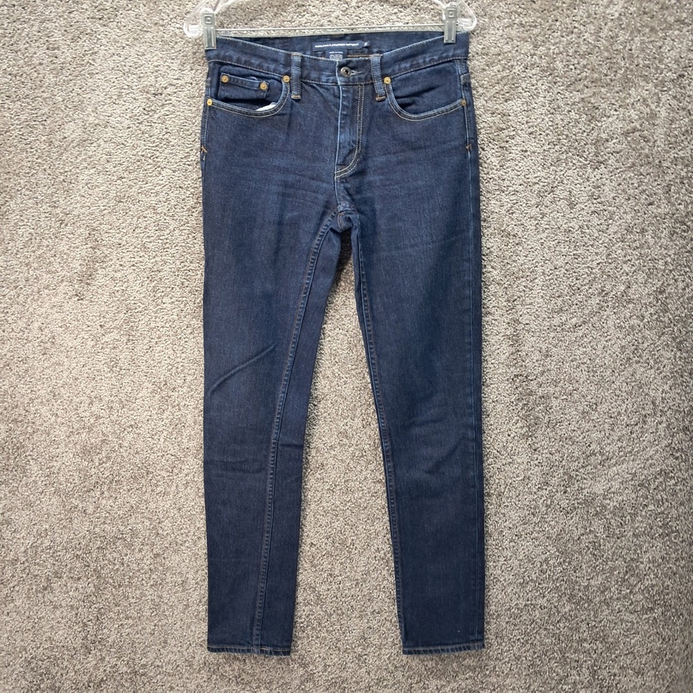 Ralph Lauren Sport Thompson 650 Skinny Jeans Dark Wash Indigo Blue Size 27